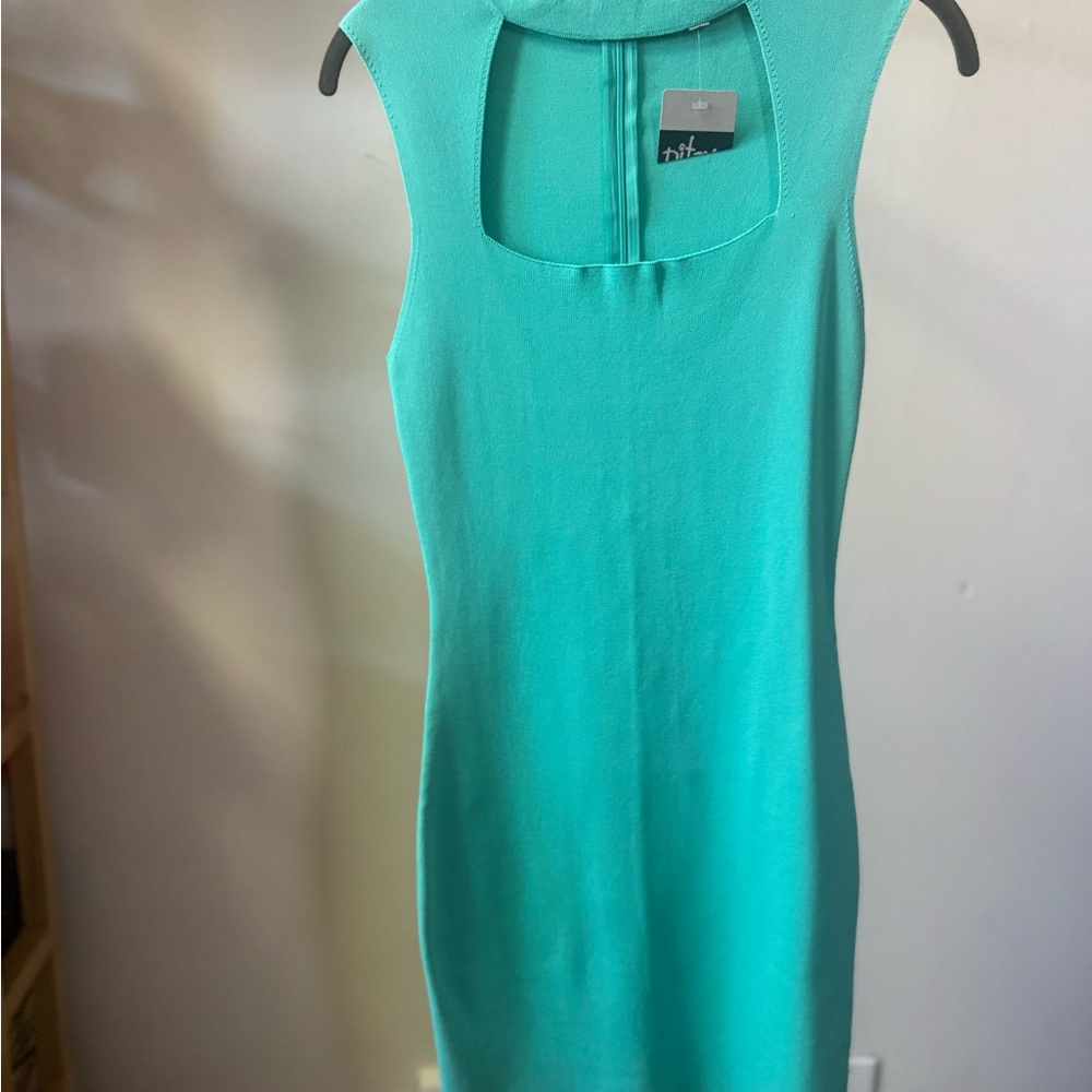 Signature8 Turquoise Sleeveless Dress